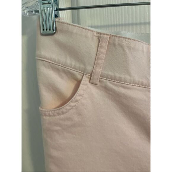 Kim Rogers Light Pink Cropped Cotton Pants. Size 16P - Picture 3 of 5